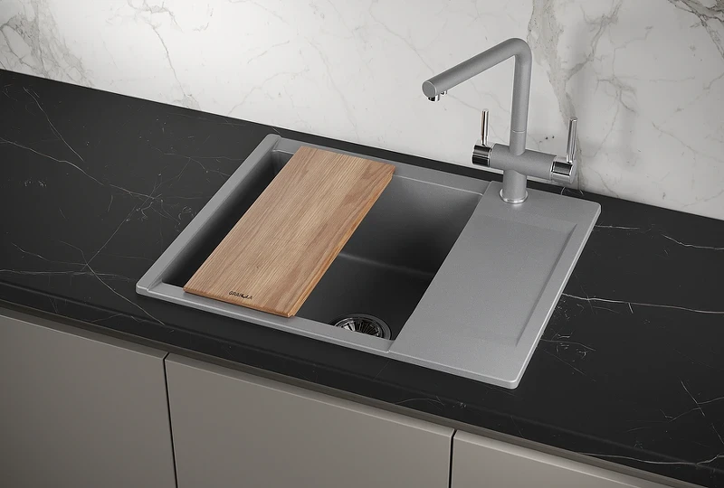 Кухонная мойка Granula Estetica 62 6202 цвет Алюминиум