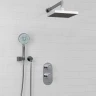 Душевая система WasserKRAFT Berkel A16028 Thermo с термостатом Хром латунь встраиваемый