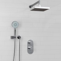 Душевая система WasserKRAFT Berkel A16028 Thermo с термостатом Хром латунь встраиваемый