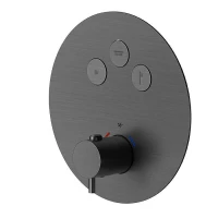 Смеситель для душа Newform X-Steel 316 70427EX.59.064 с термостатом цвет Gun Metal