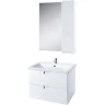 Зеркало со шкафом Bellezza Пегас 60 R 4610409001018 Белое МДФ / ЛДСП, стекло