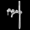 Смеситель для ванны Wonzon & Woghand Stick WW-889017-BN цвет Брашированный никель