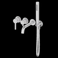 Смеситель для ванны Wonzon & Woghand Stick WW-889017-BN цвет Брашированный никель