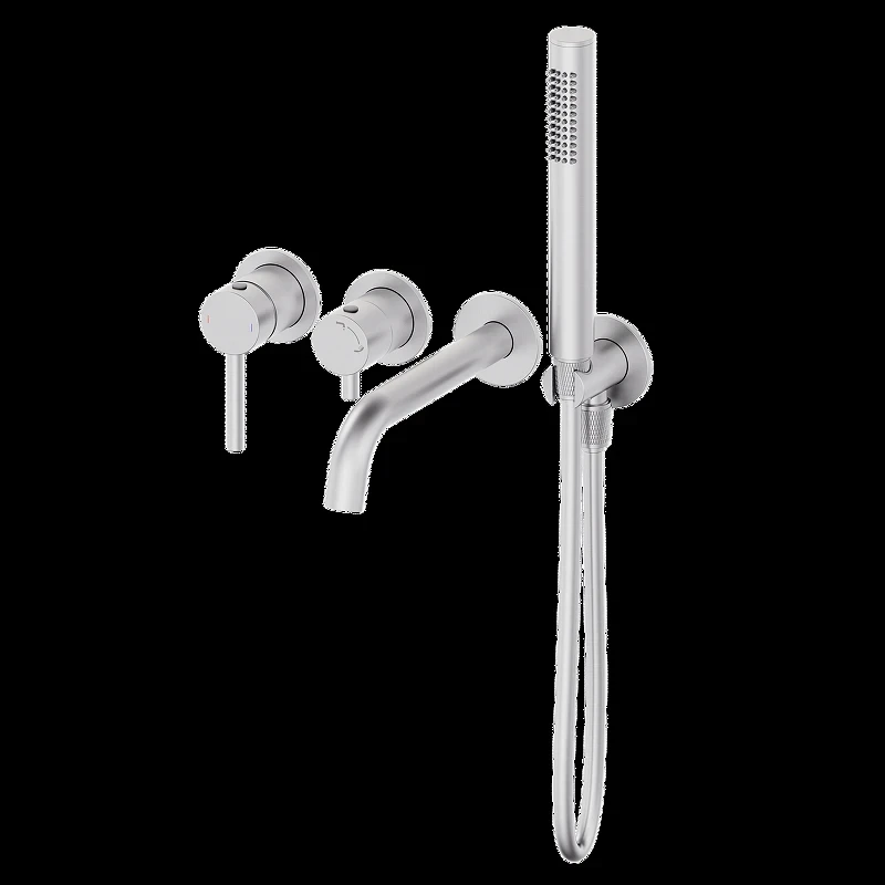 Смеситель для ванны Wonzon & Woghand Stick WW-889017-BN цвет Брашированный никель