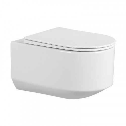 Унитаз Abber Bequem AC1130 подвесной цвет Белый с сиденьем Микролифт