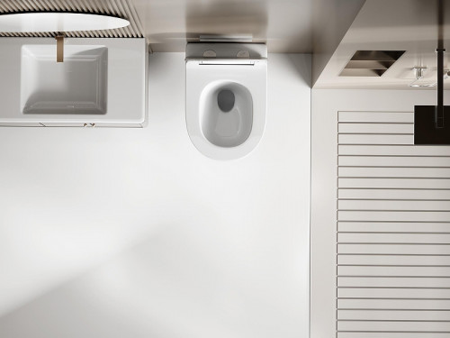 Унитаз Abber Bequem AC1130 подвесной цвет Белый с сиденьем Микролифт