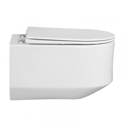 Унитаз Abber Bequem AC1130 подвесной цвет Белый с сиденьем Микролифт