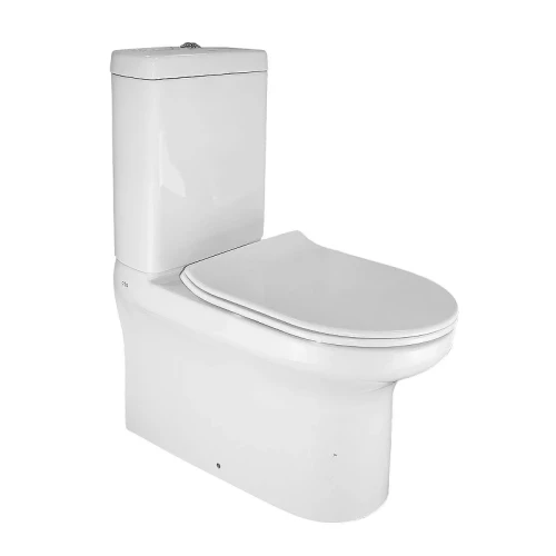 Унитаз-компакт Creo Ceramique Archi AR1002R+RE1001T/AR1001T+AR1003 цвет Белый с бачком и сиденьем Микролифт