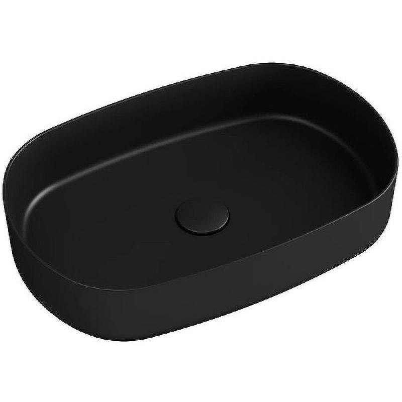 Раковина накладная Isvea Infinity 55 10NF65055-2N Черная матовая