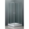 Душевой уголок RGW Dolphin TN-206-J 90x90 28912699-101 профиль Хром стекло рифленое