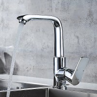Смеситель для кухни Ledeme H34 4034-2L Хром латунь