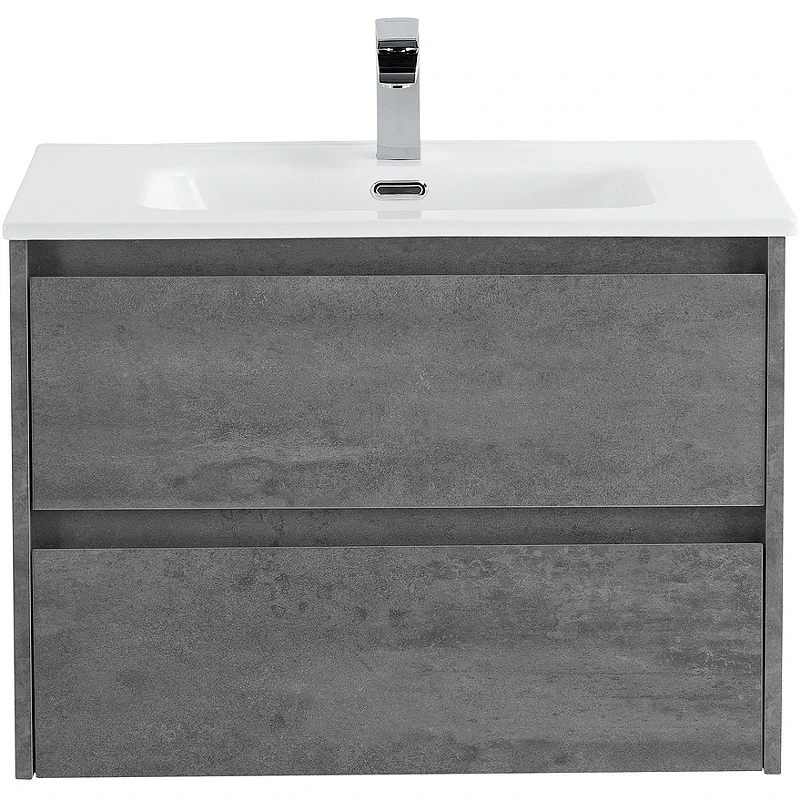 Тумба под раковину BelBagno Kraft 70 KRAFT-700-2C-SO-CG подвесная Cemento Grigio МДФ / ЛДСП
