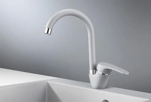 Смеситель для кухни Granula 1024 цвет Алюминиум