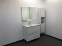 Зеркало со шкафом Comforty Верона 90 00004136714 Дуб белый МДФ / ЛДСП, стекло