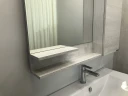 Зеркало со шкафом Comforty Верона 90 00004136714 Дуб белый МДФ / ЛДСП, стекло