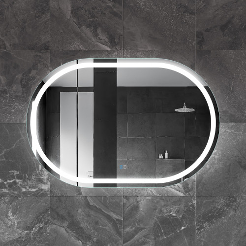 Зеркало Cezares Giubileo 120 CZR-SPC-GIUBILEO-1200-800-TCH-WARM с подсветкой с сенсорным выключателем и подогревом стекло