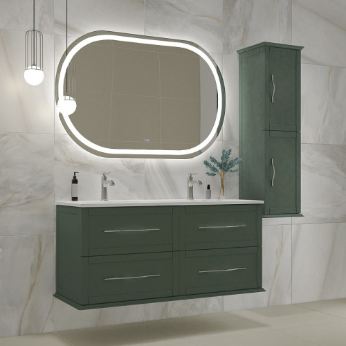 Зеркало Cezares Giubileo 120 CZR-SPC-GIUBILEO-1200-800-TCH-WARM с подсветкой с сенсорным выключателем и подогревом стекло