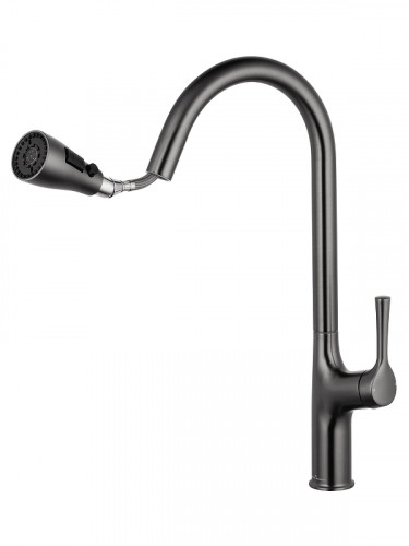 Смеситель для кухни Wonzon &amp; Woghand WW-AE54123-BGG цвет Темный графит