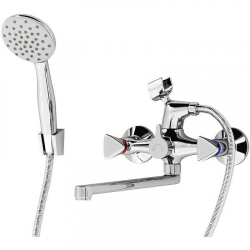 Смеситель для ванны Aringa Арно AR02025CH универсальный Хром латунь на стену