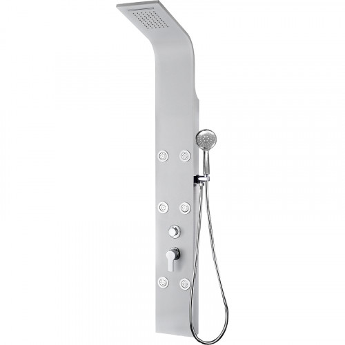 Душевая панель Aquanet Galaxy White 209999 Белая нержавеющая сталь на стену