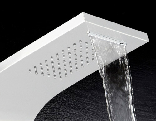 Душевая панель Aquanet Galaxy White 209999 Белая нержавеющая сталь на стену