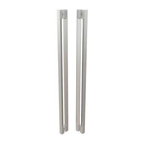Душевой уголок Black&amp;White Stellar Wind S1220-9090N-GG 90x90 12209090NGG профиль Брашированный никель стекло тонированное