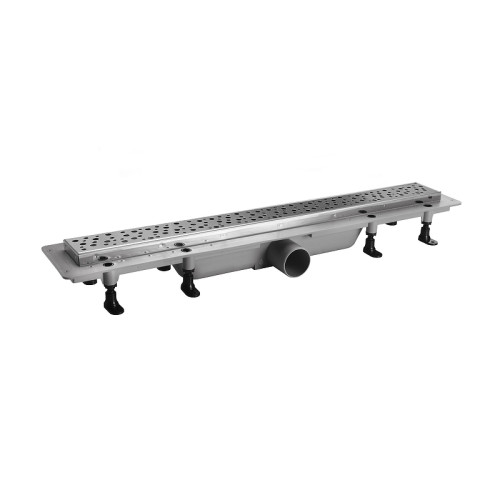 Душевой лоток PlastBrno Design 5 55 SZH5550 с решеткой цвет Хром