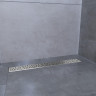 Душевой лоток PlastBrno Design 5 55 SZH5550 с решеткой цвет Хром