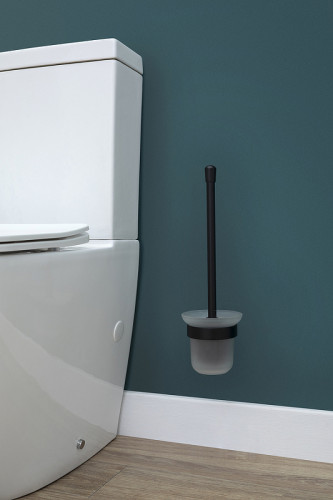 Ершик для унитаза Aquanet 5688MB 241909 Черный матовый