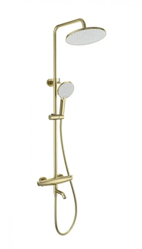 Душевая система Wonzon &amp; Woghand Capsule WW-B3031-A2-BG с термостатом цвет Брашированное золото