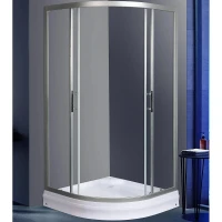 Душевой уголок WeltWasser WW500 С 80x80 10000013854 профиль Хром стекло прозрачное