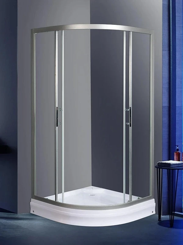 Душевой уголок WeltWasser WW500 С 80x80 10000013854 профиль Хром стекло прозрачное