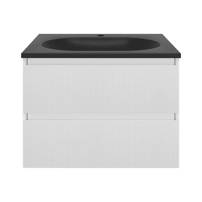 Тумба под раковину Vincea Велле (Welle) 60 VMC-2WL600MW подвесная цвет M.White Soft-touch