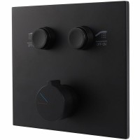 Душевая система Vincea VSFW-4211MB Черная матовая латунь встраиваемый
