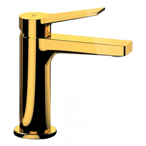 Смеситель для раковины Remer Slash Dot SL12DO цвет Золото глянцевое