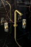 Смеситель для раковины Boheme Elegante 152-MG-EL Золото матовое латунь
