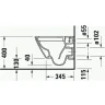 Унитаз Duravit D-Neo 2587090000 подвесной без сиденья