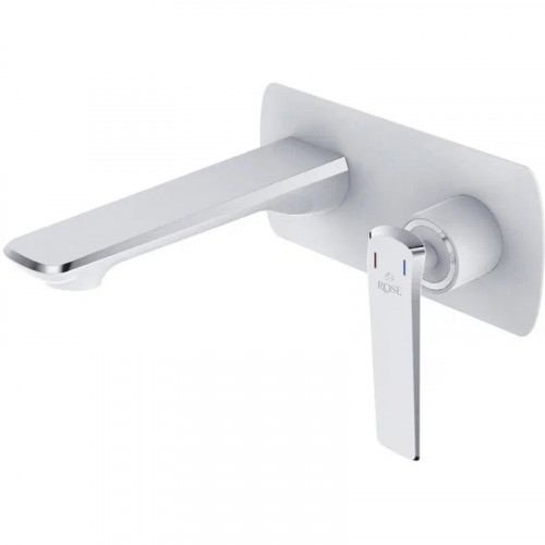 Смеситель для раковины Rose R13F R1341F Белый Хром латунь