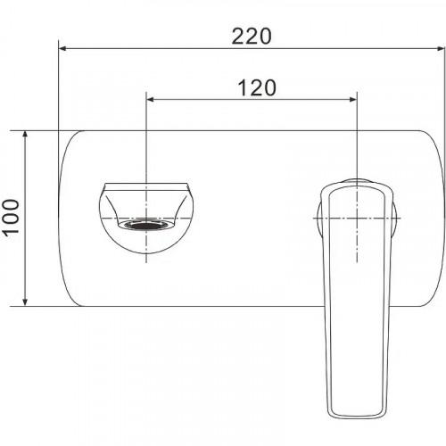 Смеситель для раковины Rose R13F R1341F Белый Хром латунь