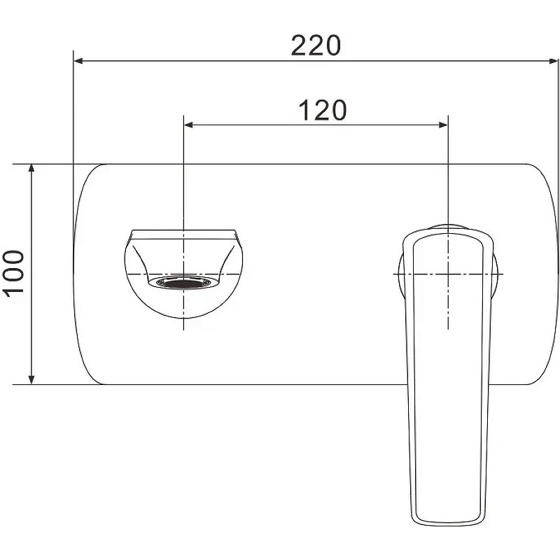 Смеситель для раковины Rose R13F R1341F Белый Хром латунь