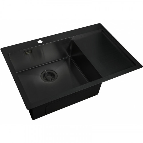 Кухонная мойка ZorG Light Grafit ZL R 780510-L GRAFIT Графит нержавеющая сталь встраиваемый