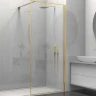 Душевая перегородка Vincea Walk-In 90 VSW-1HS900CLG профиль Брашированное золото прозрачное