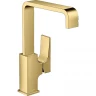 Смеситель для раковины Hansgrohe Metropol 230 32511990 Полированное золото латунь