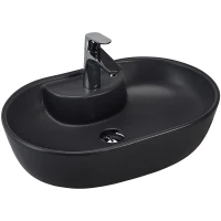 Раковина beWash Bogen 60 88611180 Антрацит фарфор накладная