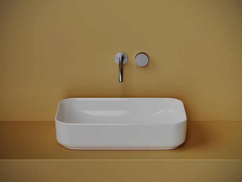 Раковина-чаша Ceramicanova Element 60 CN5044 Белая фарфор накладная
