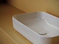 Раковина-чаша Ceramicanova Element 60 CN5044 Белая фарфор накладная