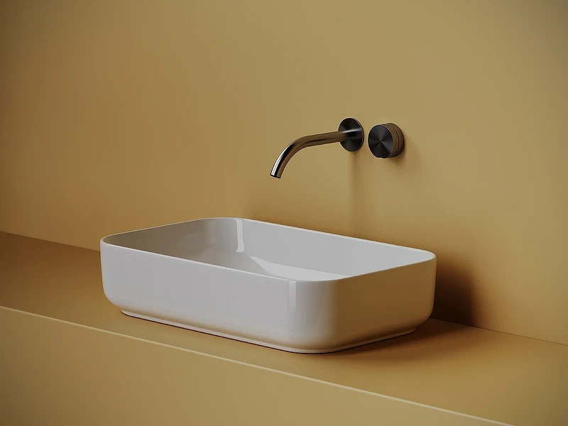 Раковина-чаша Ceramicanova Element 60 CN5044 Белая фарфор накладная