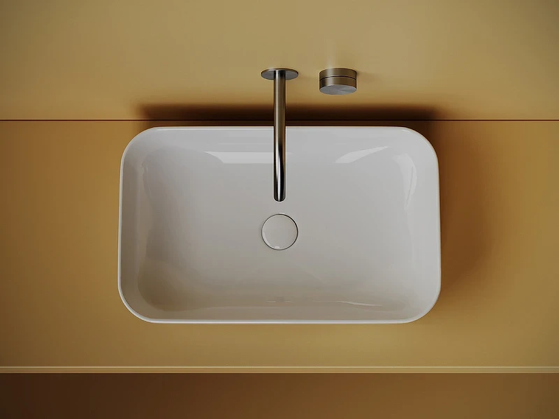 Раковина-чаша Ceramicanova Element 60 CN5044 Белая фарфор накладная