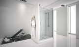 Душевая дверь Aquanet Alfa NAA6121 140 168421 профиль Хром стекло прозрачное