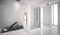 Душевая дверь Aquanet Alfa NAA6121 140 168421 профиль Хром стекло прозрачное